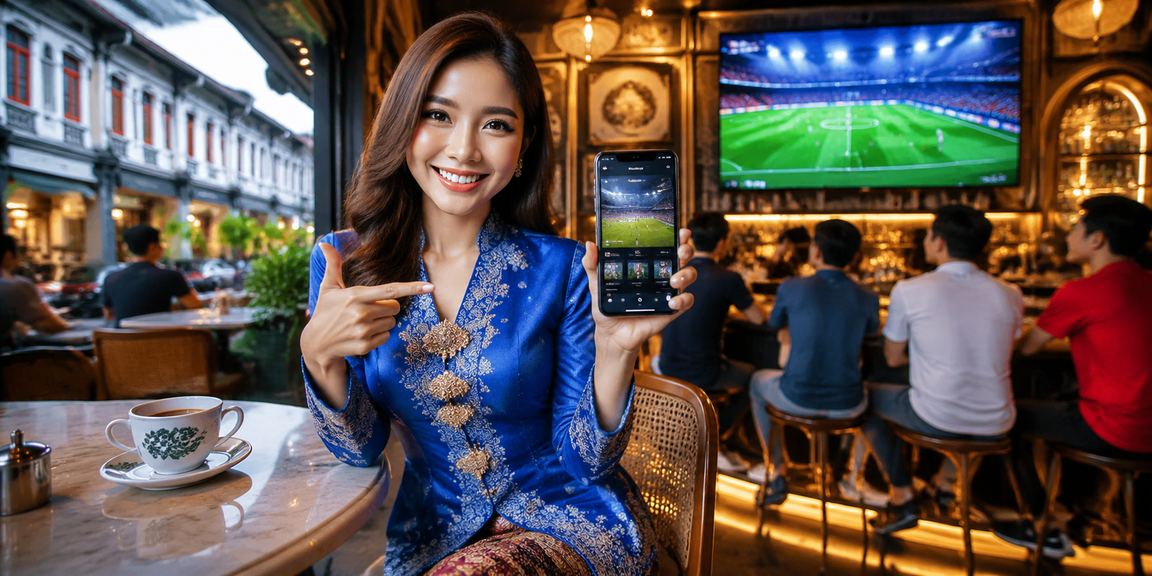 Pengguna fk2 membuat pertaruhan football melalui aplikasi mudah alih di Ipoh
