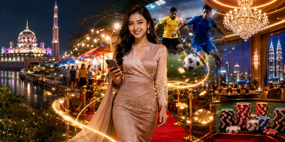 Penggemar bola sepak Malaysia menonton perlawanan langsung di Putrajaya